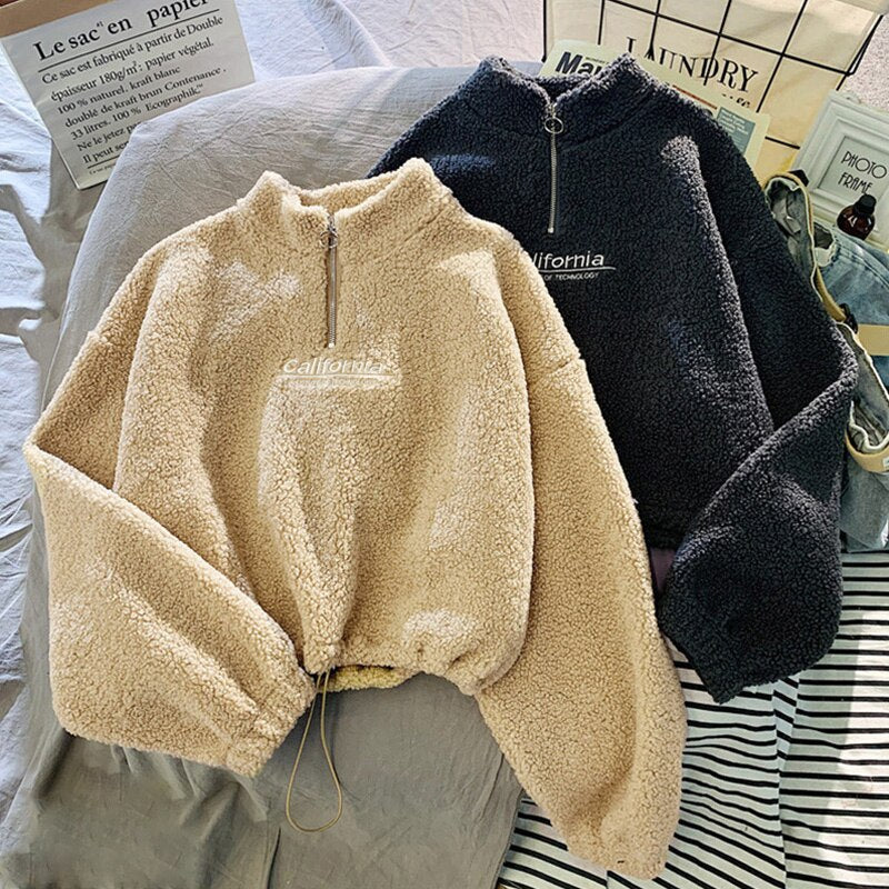 R&B | Damen Fleece-Pullover für Kühle Tage