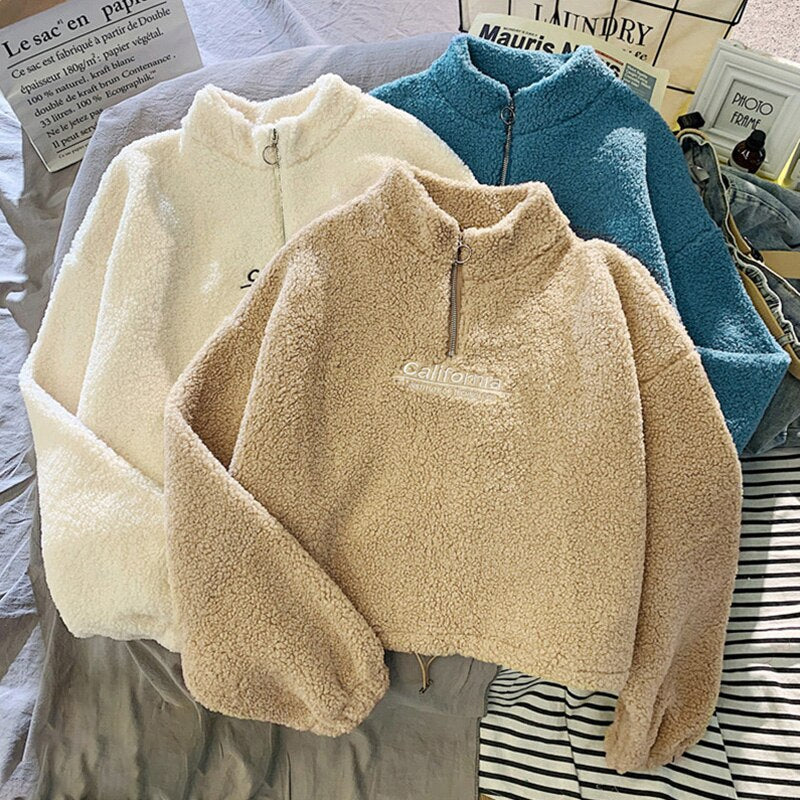 R&B | Damen Fleece-Pullover für Kühle Tage