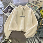 R&B | Damen Fleece-Pullover für Kühle Tage