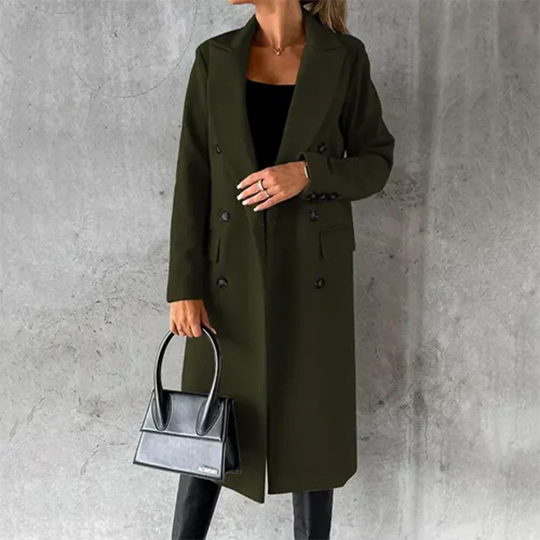 R&B | Damen Warme Trench Mantel Winter