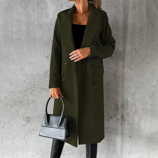 R&B | Chaya Damen Winter Lang Trench Mantel Warme