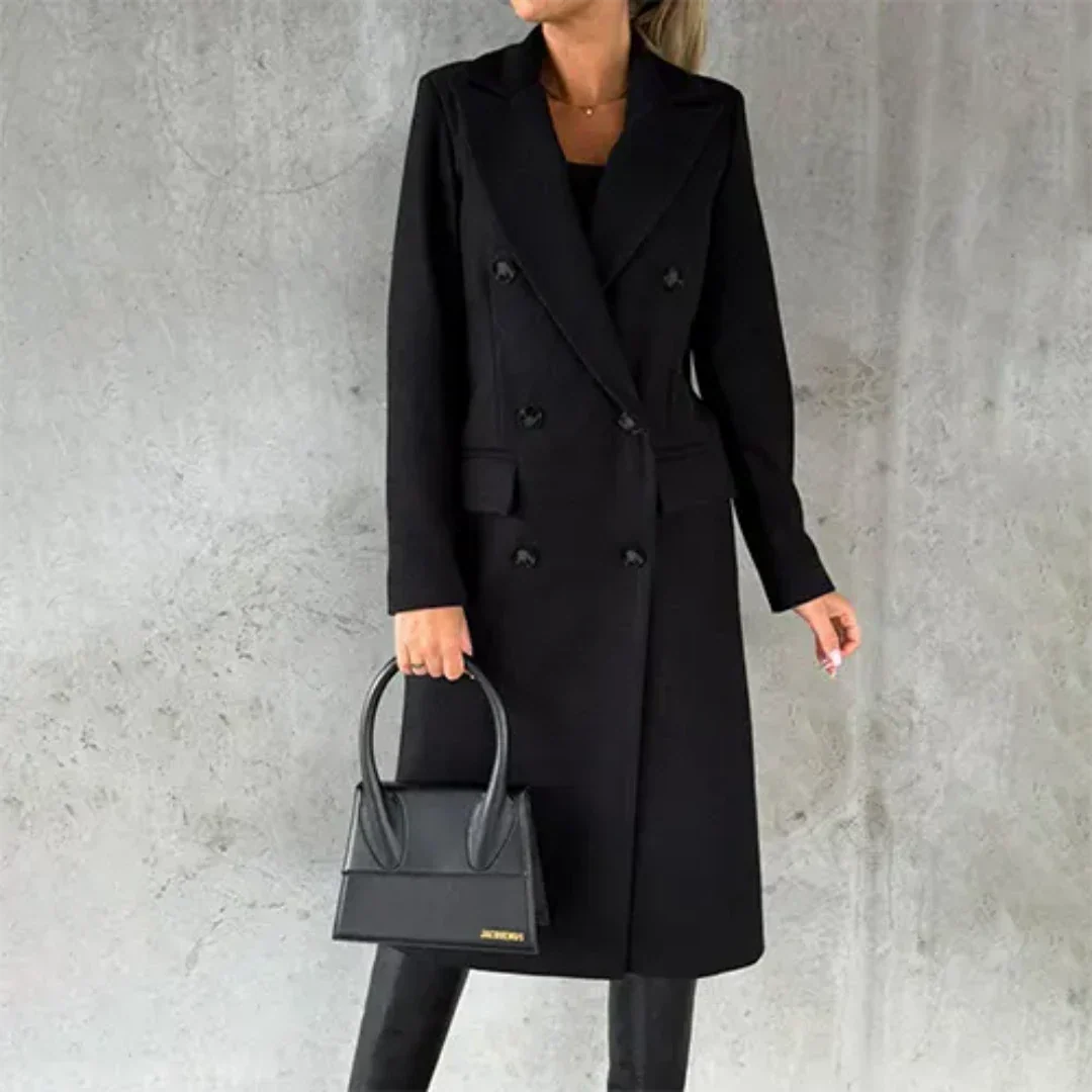 R&B | Damen Warme Trench Mantel Winter
