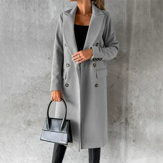 R&B | Chaya Damen Winter Lang Trench Mantel Warme