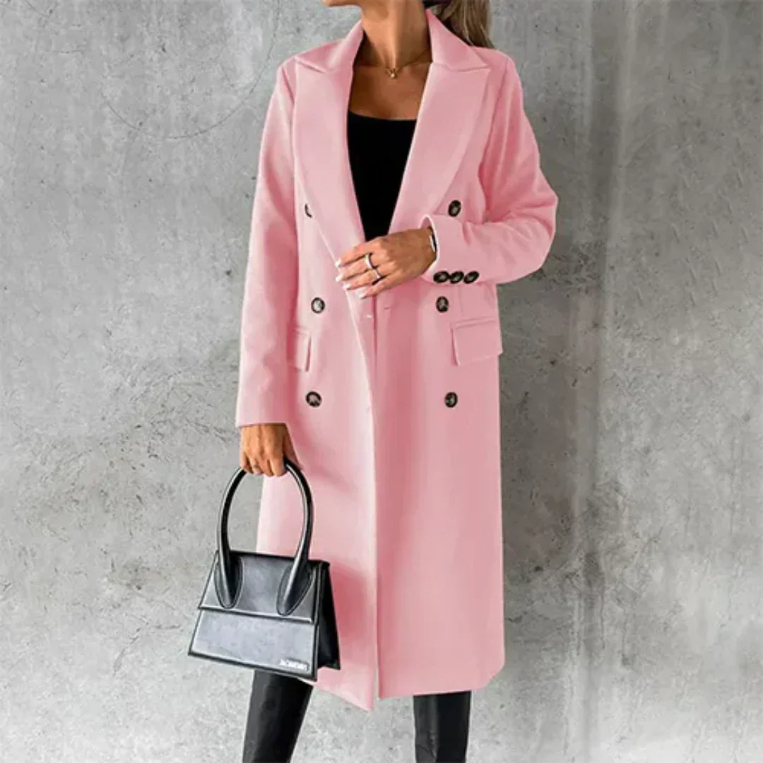 R&B | Damen Warme Trench Mantel Winter