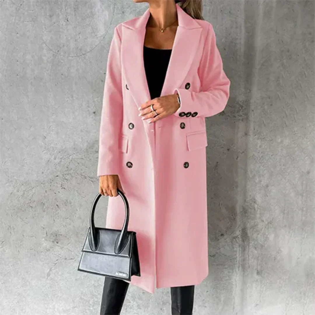 R&B | Chaya Damen Winter Lang Trench Mantel Warme