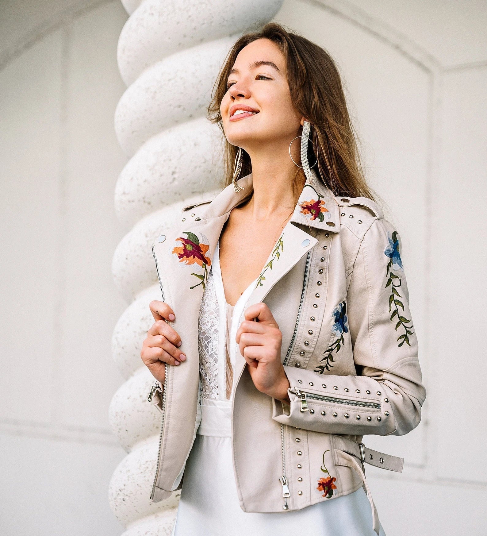 R&B | Blümchen Damenjacke