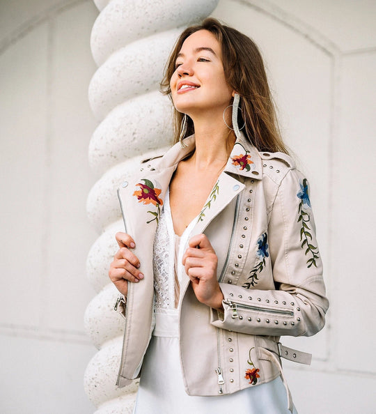 R&B | Blümchen Damenjacke