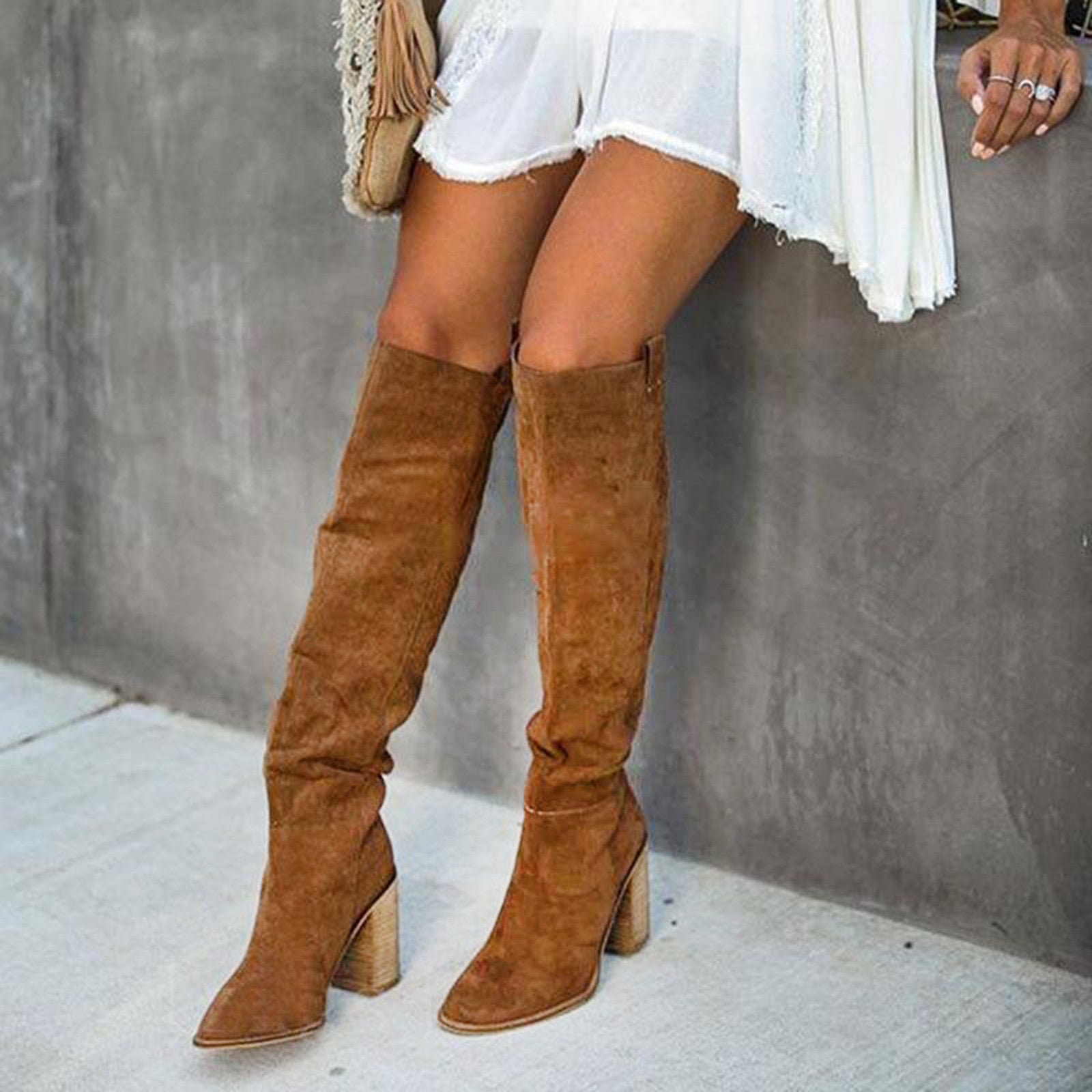 Loulou Stiefel | Stylische & lässige Overknee-Stiefel R&B