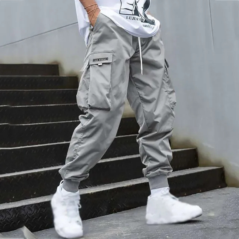 R&B | Herren Schwarze Cargo Hose