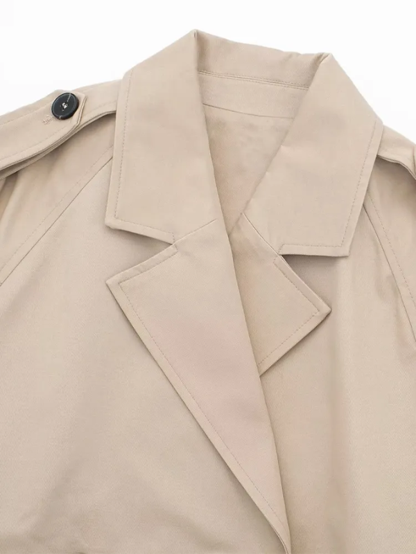 R&B | Cropped Trenchcoat - Stilvoll & Vintage
