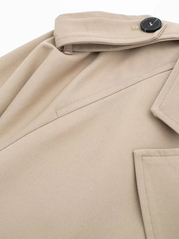 R&B | Cropped Trenchcoat - Stilvoll & Vintage