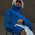 R&B | Damen Klassischer Rollkragenpullover