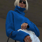 R&B | Damen Klassischer Rollkragenpullover