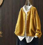 R&B | Cardigan mit Klassischem Knopfdesign