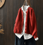 R&B | Cardigan mit Klassischem Knopfdesign