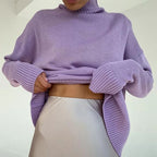 EB - Weit geschnittener warmer Rollkragenpullover