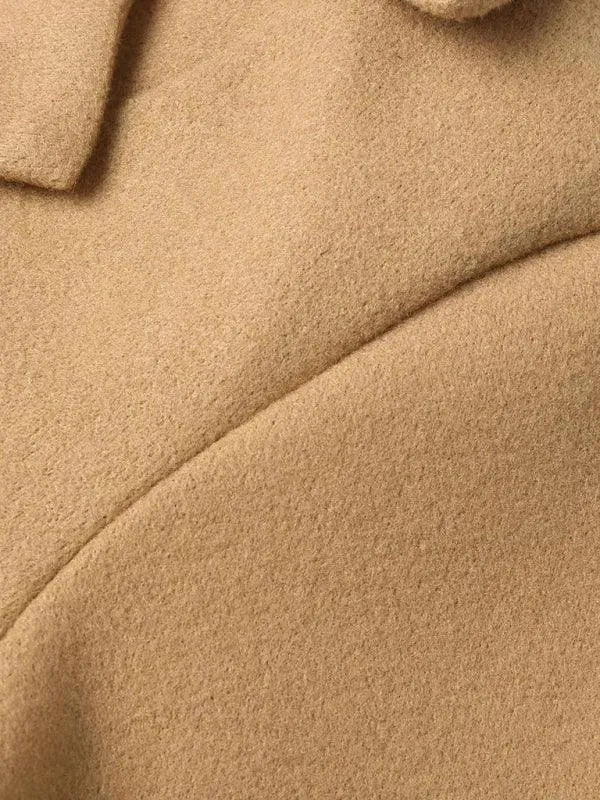 R&B | Lässiger Gürtelter Damen Wickelmantel