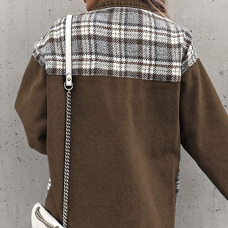 R&B | Shirtjacke - Oversize Passform - Karierte und Einfarbige - Lange Ärmel - Knöpfe