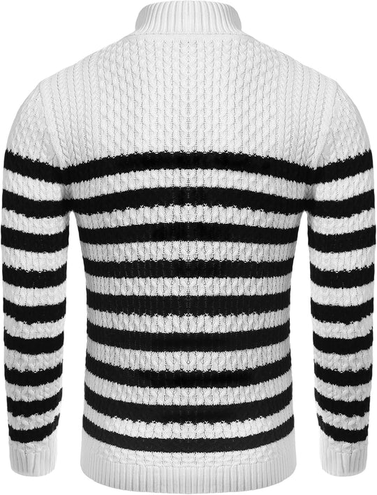 R&B | Freizeit Strick Herren Rollkragenpullover