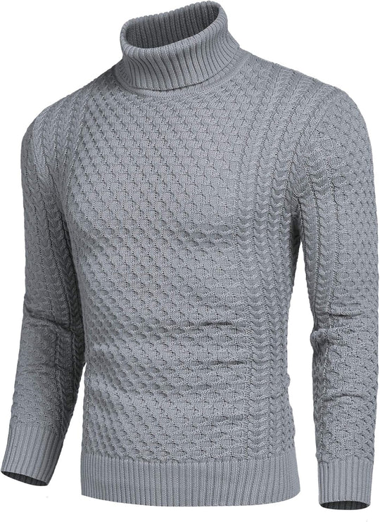 R&B | Freizeit Strick Herren Rollkragenpullover