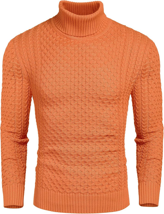 R&B | Freizeit Strick Herren Rollkragenpullover