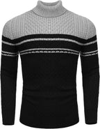 R&B | Freizeit Strick Herren Rollkragenpullover