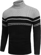 R&B | Freizeit Strick Herren Rollkragenpullover