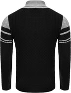 R&B | Freizeit Strick Herren Rollkragenpullover