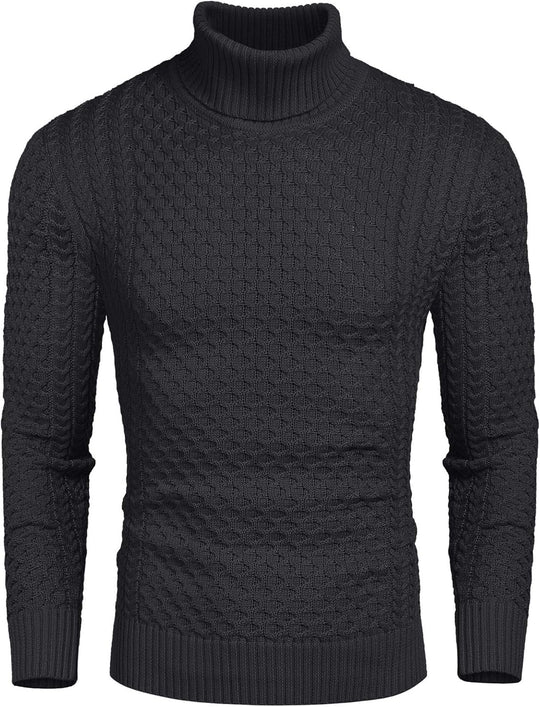 R&B | Freizeit Strick Herren Rollkragenpullover