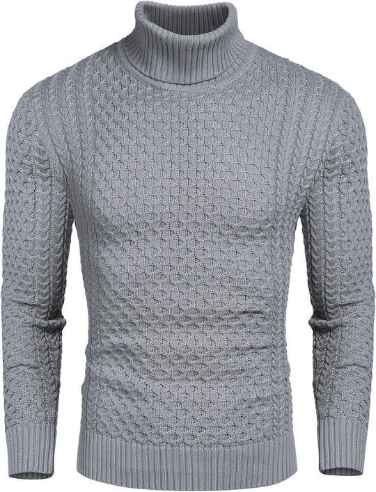 R&B | Freizeit Strick Herren Rollkragenpullover