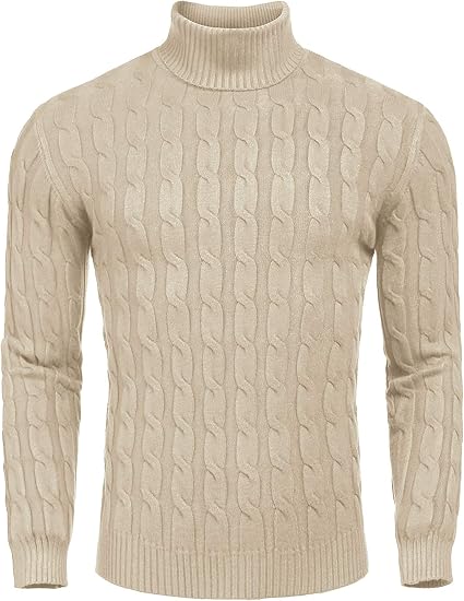 R&B | Freizeit Strick Herren Rollkragenpullover