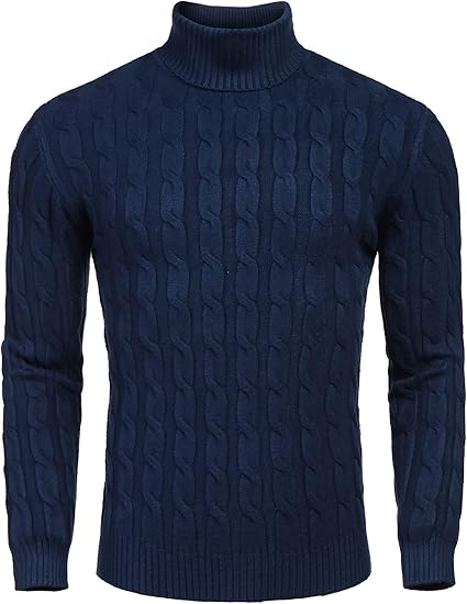 R&B | Freizeit Strick Herren Rollkragenpullover
