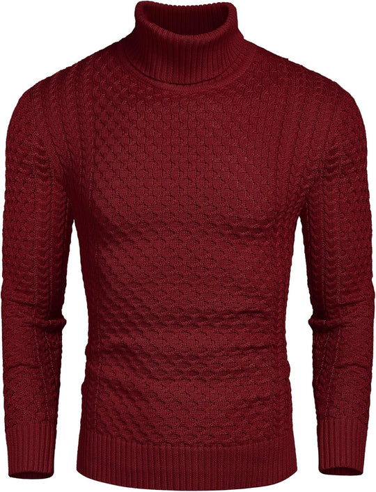R&B | Freizeit Strick Herren Rollkragenpullover