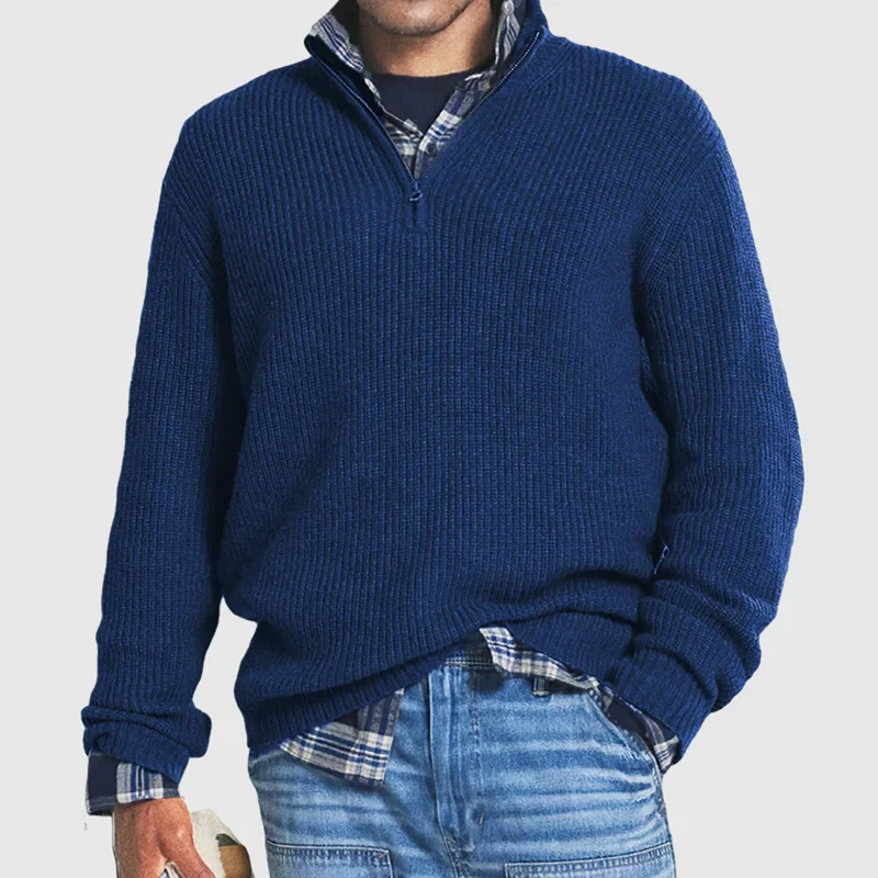 R&B | Lässiger Herren Zip-Pullover