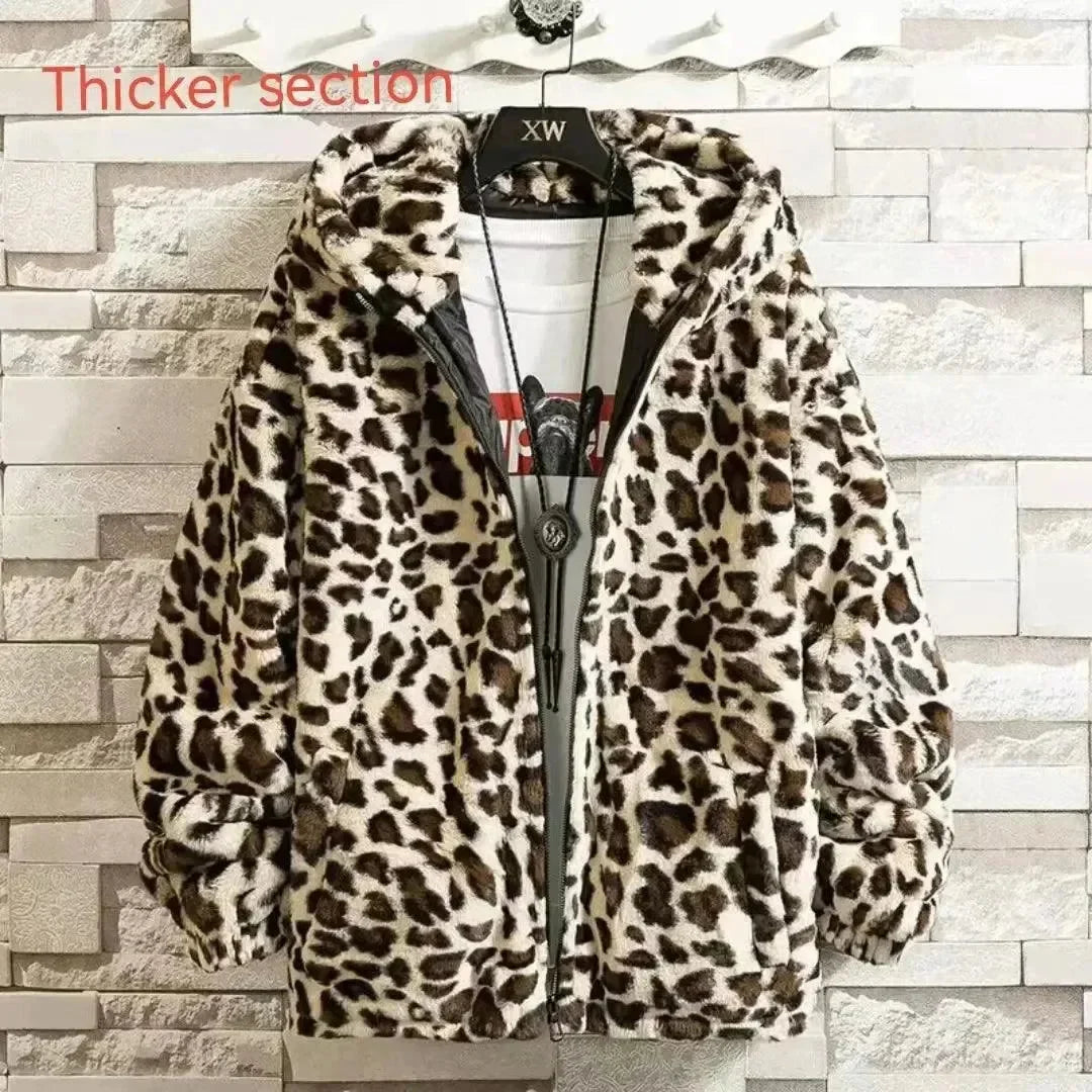 R&B | Freizeit Bedruckte Kapuzen Herren Fleecejacke