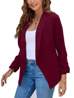 R&B | Freizeit Slim Fit V-Ausschnitt Damen Blazer