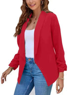 R&B | Freizeit Slim Fit V-Ausschnitt Damen Blazer