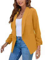 R&B | Freizeit Slim Fit V-Ausschnitt Damen Blazer