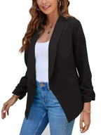 R&B | Freizeit Slim Fit V-Ausschnitt Damen Blazer
