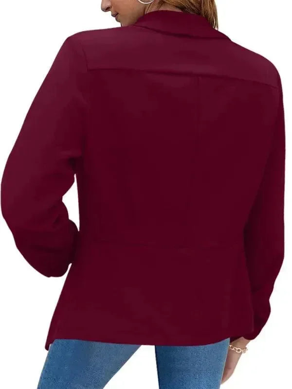 R&B | Freizeit Slim Fit V-Ausschnitt Damen Blazer