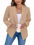 R&B | Freizeit Slim Fit V-Ausschnitt Damen Blazer