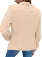 R&B | Freizeit Slim Fit V-Ausschnitt Damen Blazer