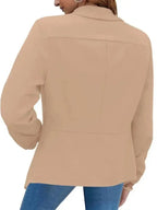 R&B | Freizeit Slim Fit V-Ausschnitt Damen Blazer