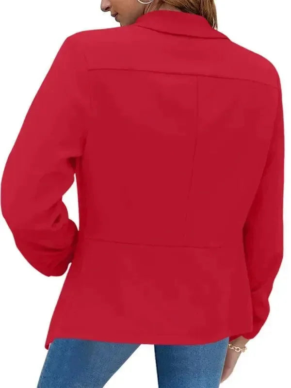 R&B | Freizeit Slim Fit V-Ausschnitt Damen Blazer