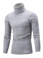 R&B | Enger Stretch Herren Pullover mit Rollkragen