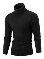 R&B | Enger Stretch Herren Pullover mit Rollkragen