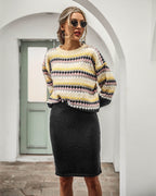 R&B | Damen 2-Teiliger Set - Pullover und Rock