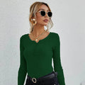 R&B | Shirt I Damen V-Ausschnitt Pullover