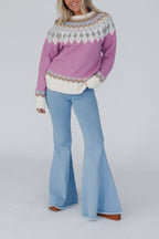 R&B | Weihnachten Verdickter Rundhals Langarm Gestrickter Pullover