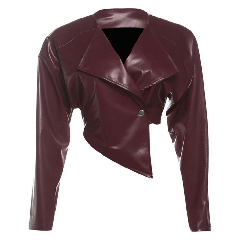 R&B | Kunstleder Cropped Jack für Damen